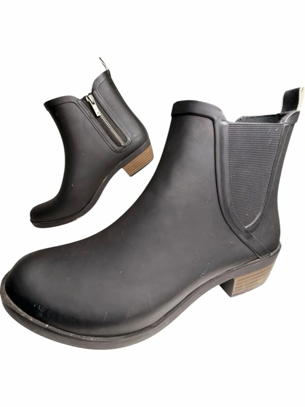 Lucky Brand Basel H2O Waterproof‎ Chelsea Rain Booties Black Women’s 9